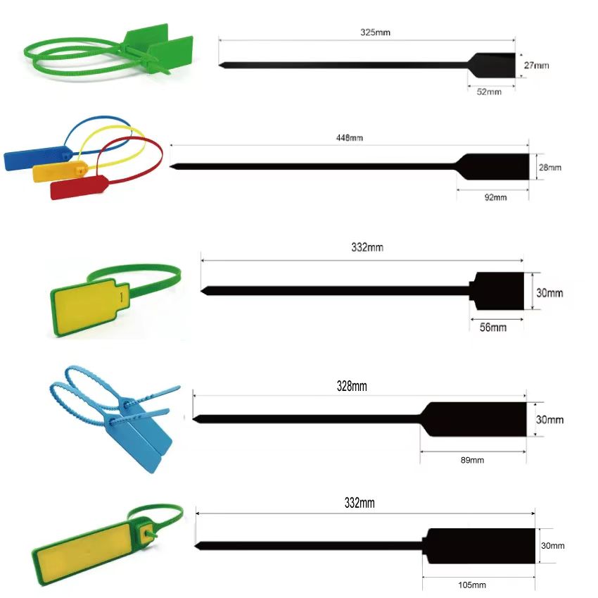 Étiquette de marqueur d'attaches de câble en nylon RFID