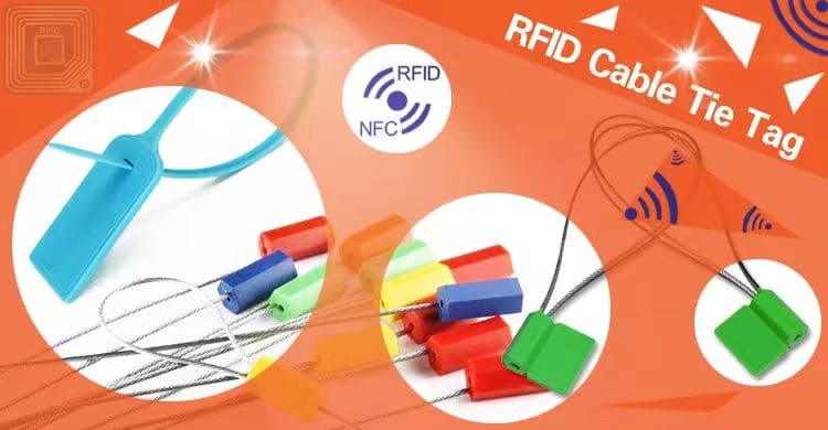 Étiquette d'attache de câble UHF Rfid