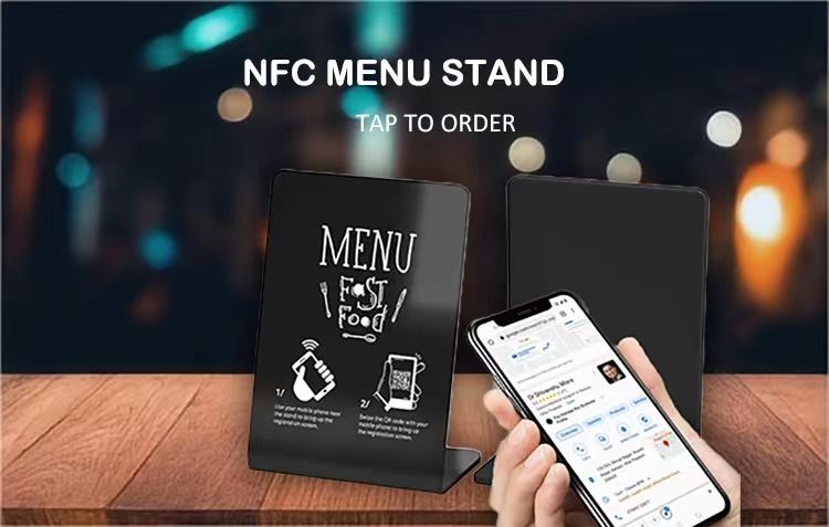 Support de menu NFC