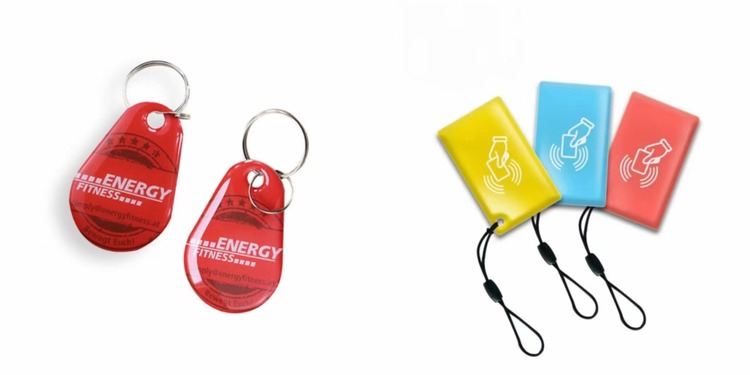 Porte-clés époxy NFC