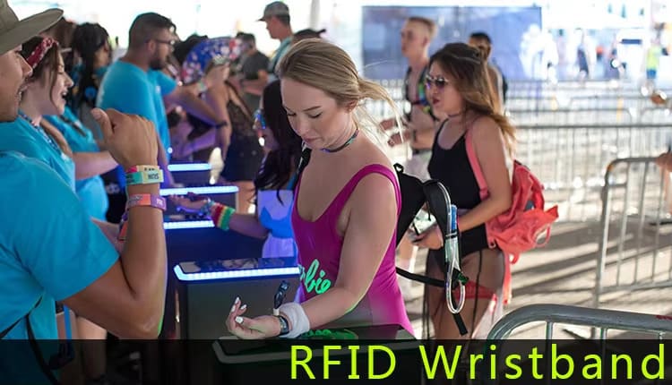 RFID wristbands for access control