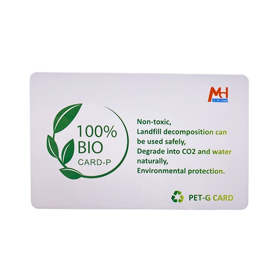 Biodegradable Plastic Card