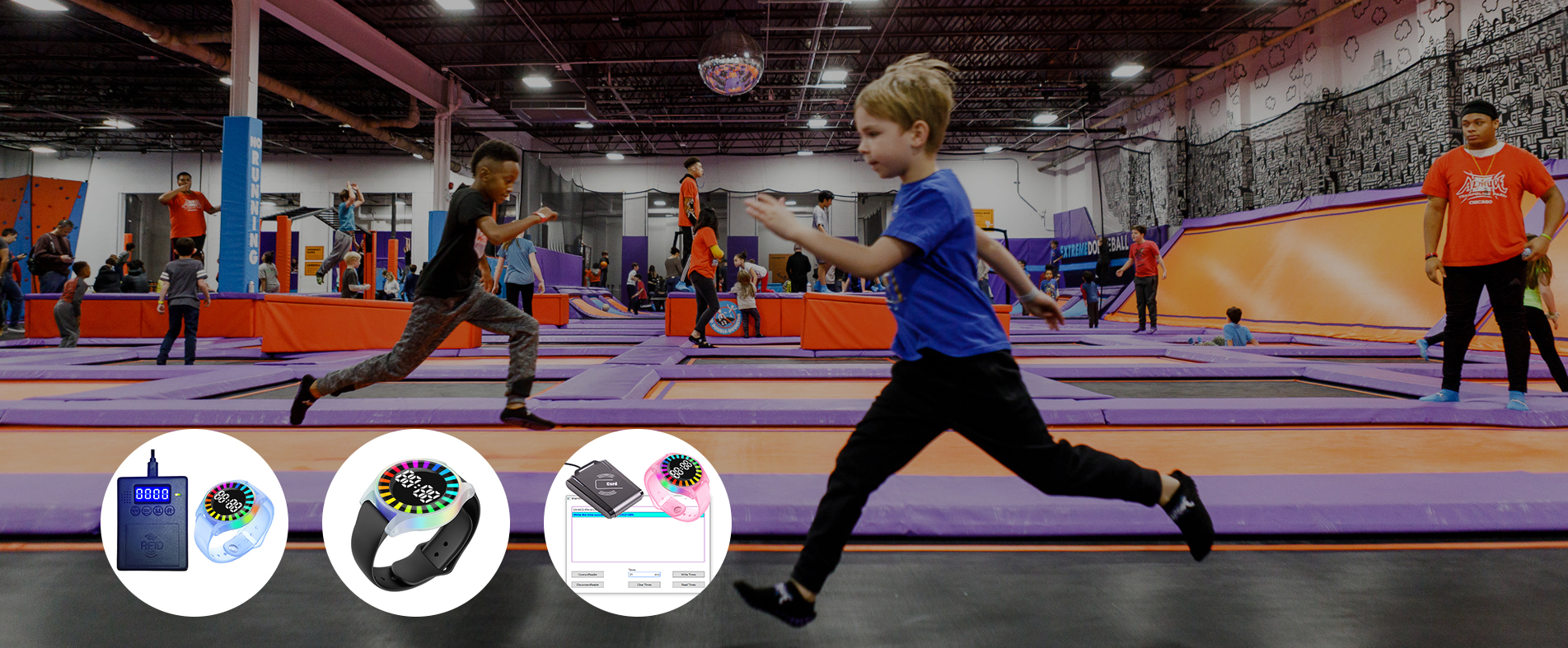 Gestion du temps sans effort grâce aux bracelets RFID à compte à rebours