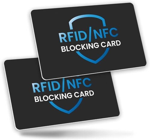 Carte antivol RFID avec impression personnalisée et numéro de série
