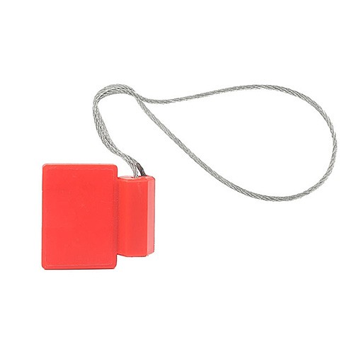 Étiquette de scellement de conteneur en fil d'acier inoxydable galvanisé inviolable de haute sécurité, étiquette d'attache de câble UHF