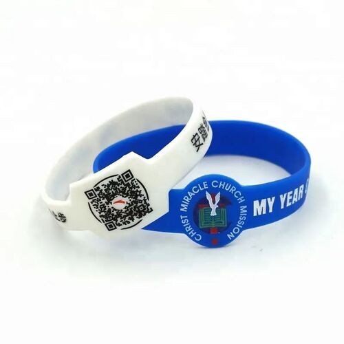 Nouveaux bracelets en silicone gaufrés Bracelets en silicone personnalisés