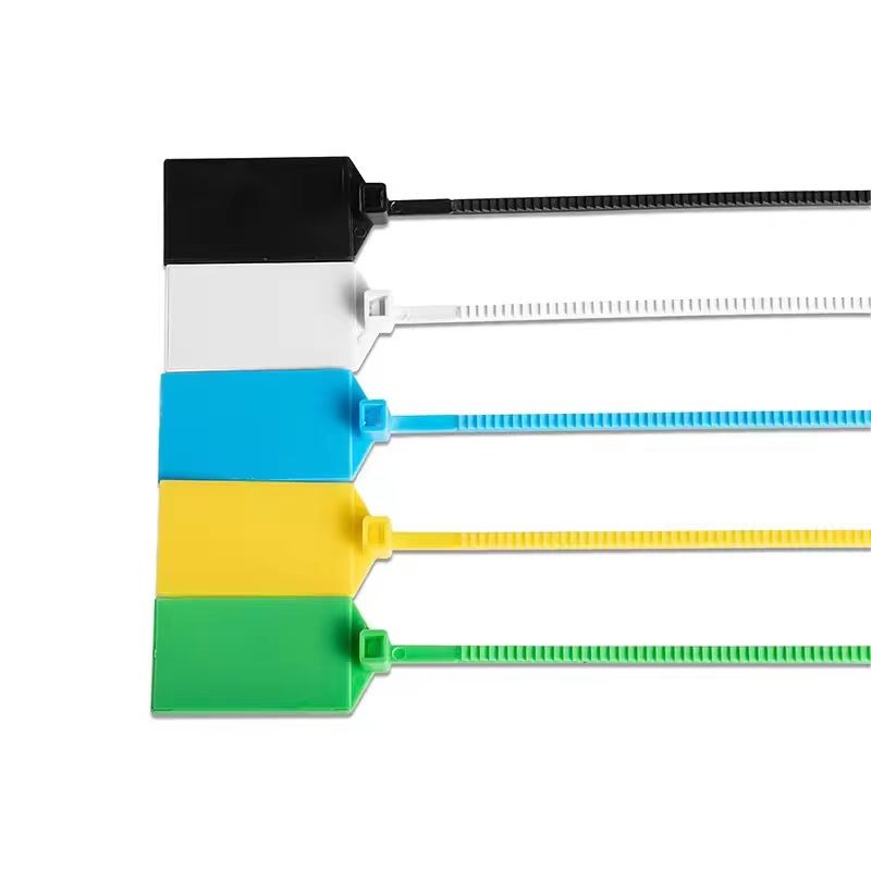 Étiquette de câble en nylon et plastique RFID 13,56 MHz 1K NFC NTAG213 imprimée sur mesure