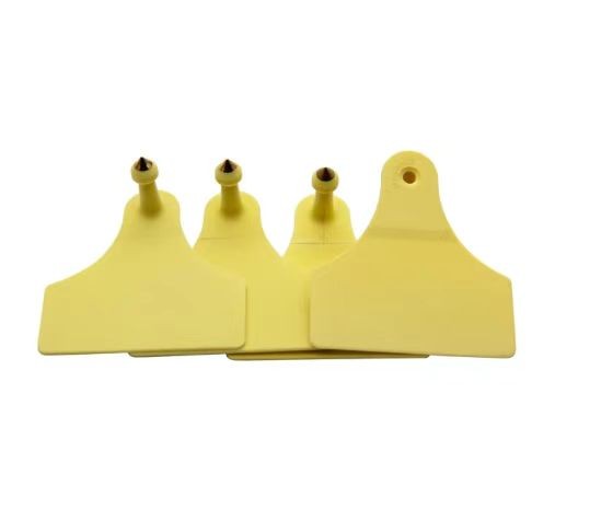 Étiquette d'oreille RFID UHF pour animaux avec numéro séquentiel pour vache