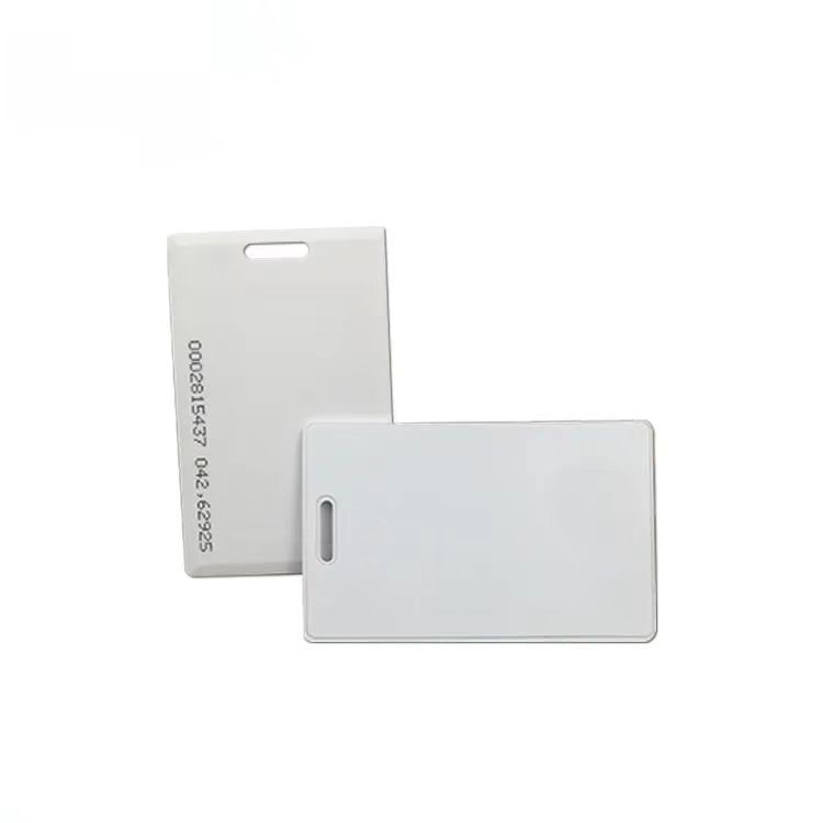Carte RFID épaisse à clapet pour clé d'hôtel, carte RFID intelligente ABS