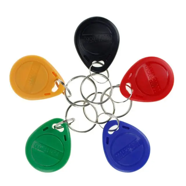 Porte-clés RFID étanche LF TK4100, 125 kHz, t5557