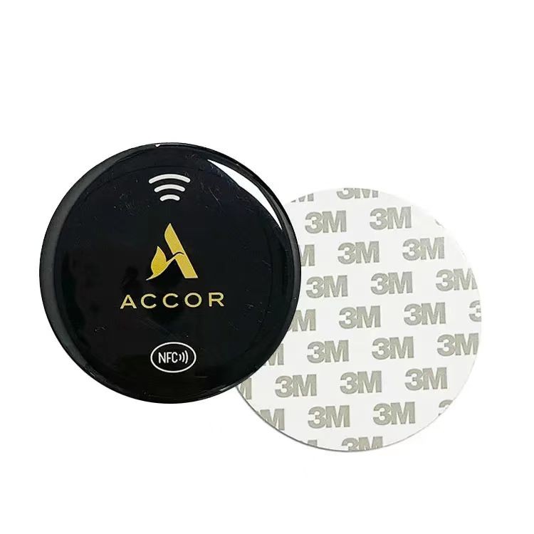 Étiquettes NFC époxy étanches de diamètre 25/30 mm, autocollants de partage sur les réseaux sociaux, autocollants pour téléphones portables