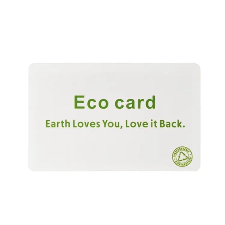 Cartes biodégradables recyclées et respectueuses de l'environnement