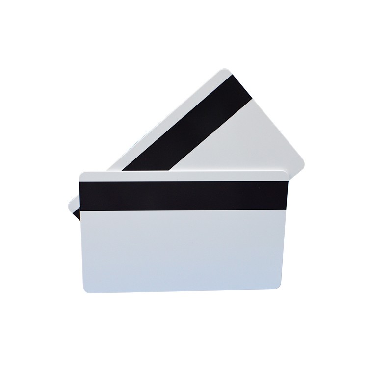 Carte magnétique en plastique PVC CR80 colorée avec numéro de série imprimé