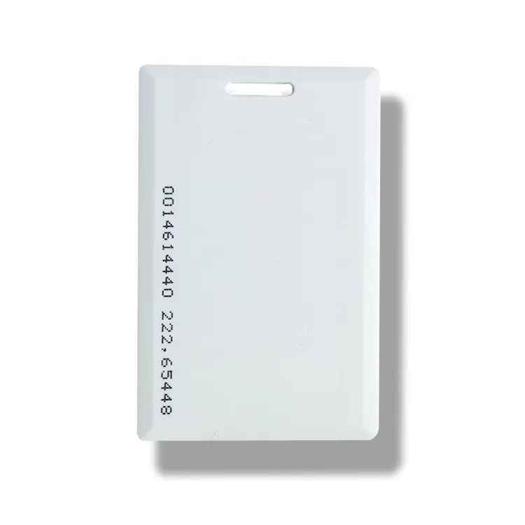 Carte de proximité RFID sans contact à puce mango tk28 tk4100 de contrôle d'accès à clapet 125 kHz