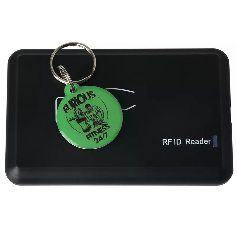 Porte-clés porte-clés époxy NFC RFID passif réinscriptible personnalisé en gros