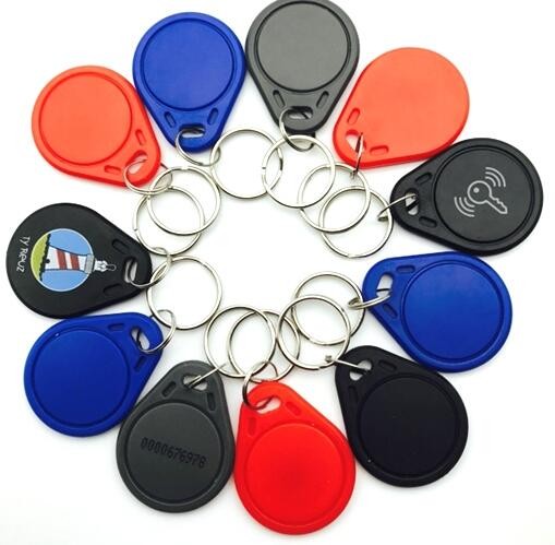 Porte-clés RFID ABS 13,56 MHz NFC pour système de contrôle d'accès