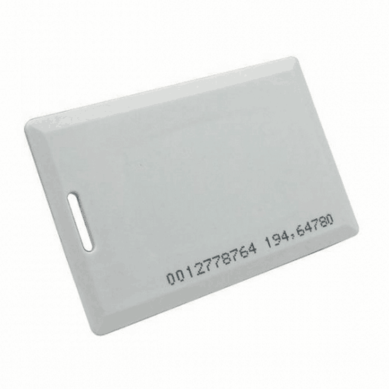 Carte de contrôle d'accès de proximité RFID 125 kHz ABS à clapet