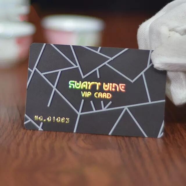 Impression de cartes de membre en plastique écologiques PET/PVC Carte d'identité de fidélité Carte-cadeau en PVC