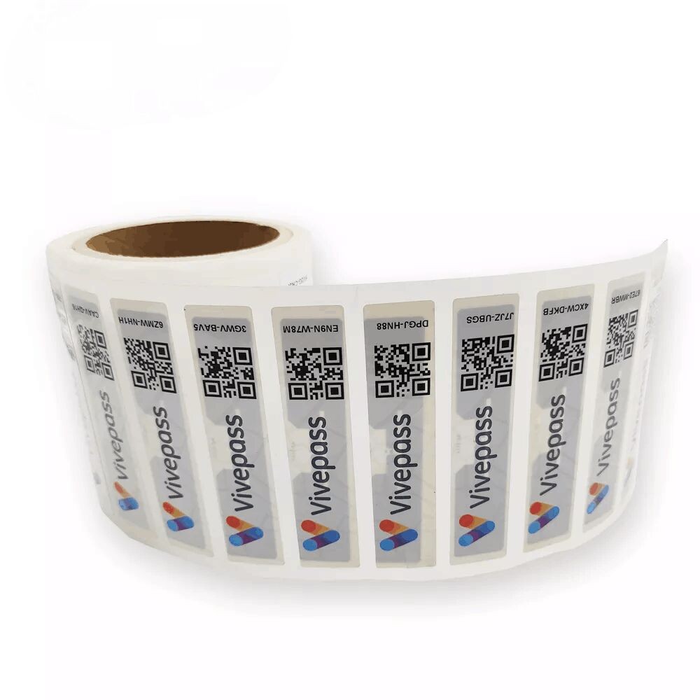 Étiquette RFID anti-contrefaçon, autocollant inviolable pour pare-brise, étiquette de véhicule UHF