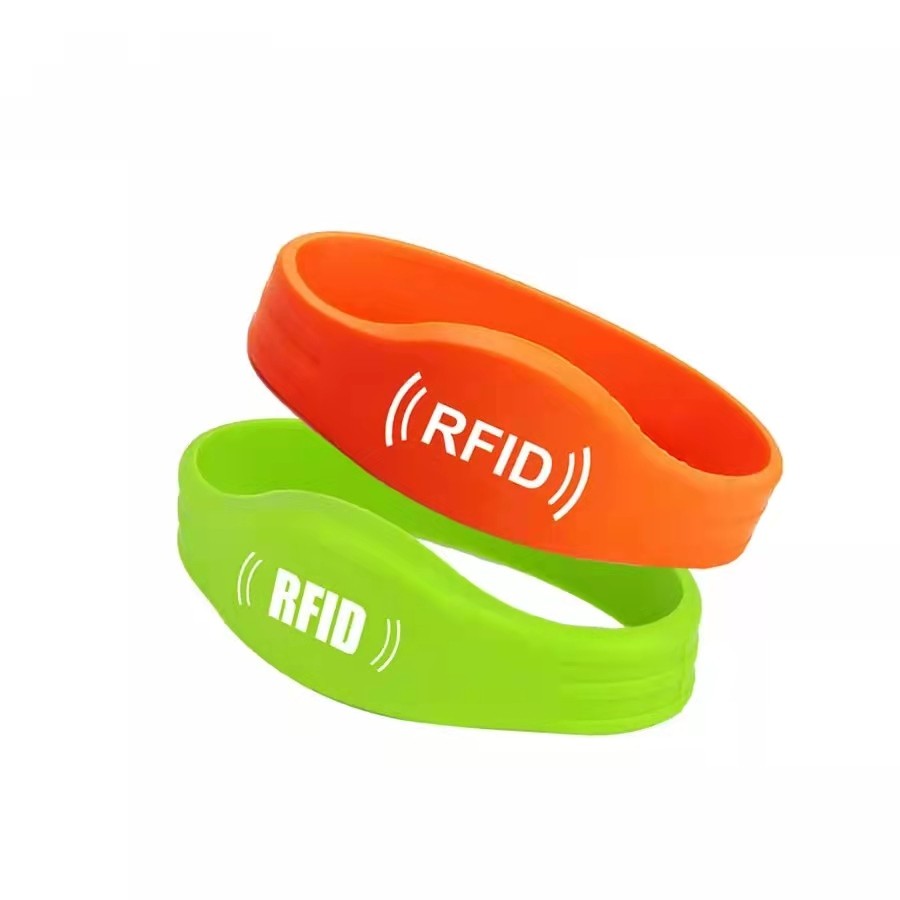 Bracelet intelligent en silicone RFID 13,56 MHz pour club de sport, bracelet NFC étanche