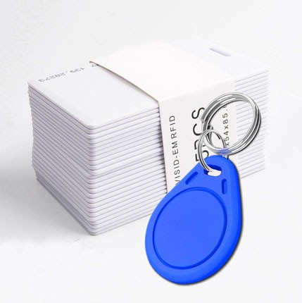 Carte d'identité EM-ID RFID de proximité 125 kHz/carte d'hôtel RFID en PVC pour le contrôle d'accès aux portes