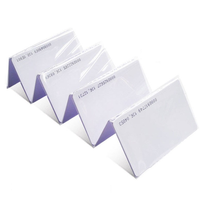 Carte d'identité de contrôle d'accès sans contact en gros, puce 125 kHz TK4100, carte RFID de proximité vierge en PVC intelligente