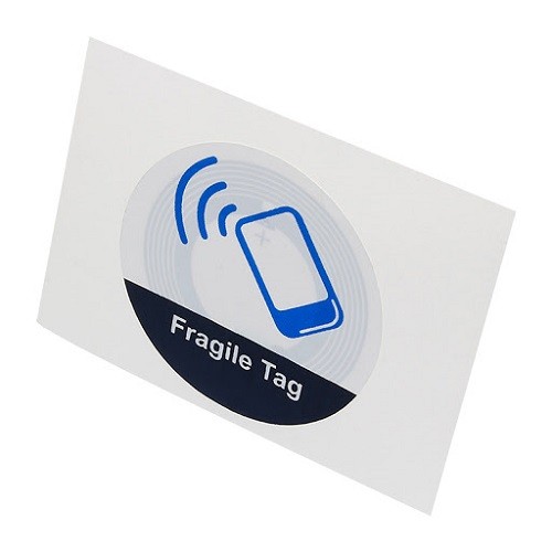 Étiquette RFID fragile inviolable 13,56 MHz 860 MHz