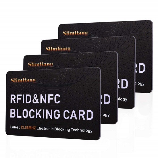 Carte de blocage RFID pour la protection des cartes bancaires