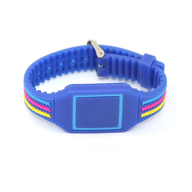 Bracelet intelligent RFID en relief, bracelet en silicone coloré