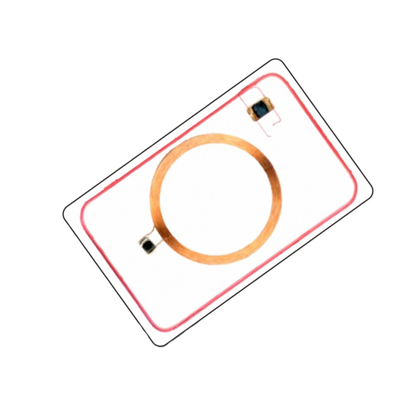 Carte à puce combinée hybride RFID HF double fréquence avec UHF