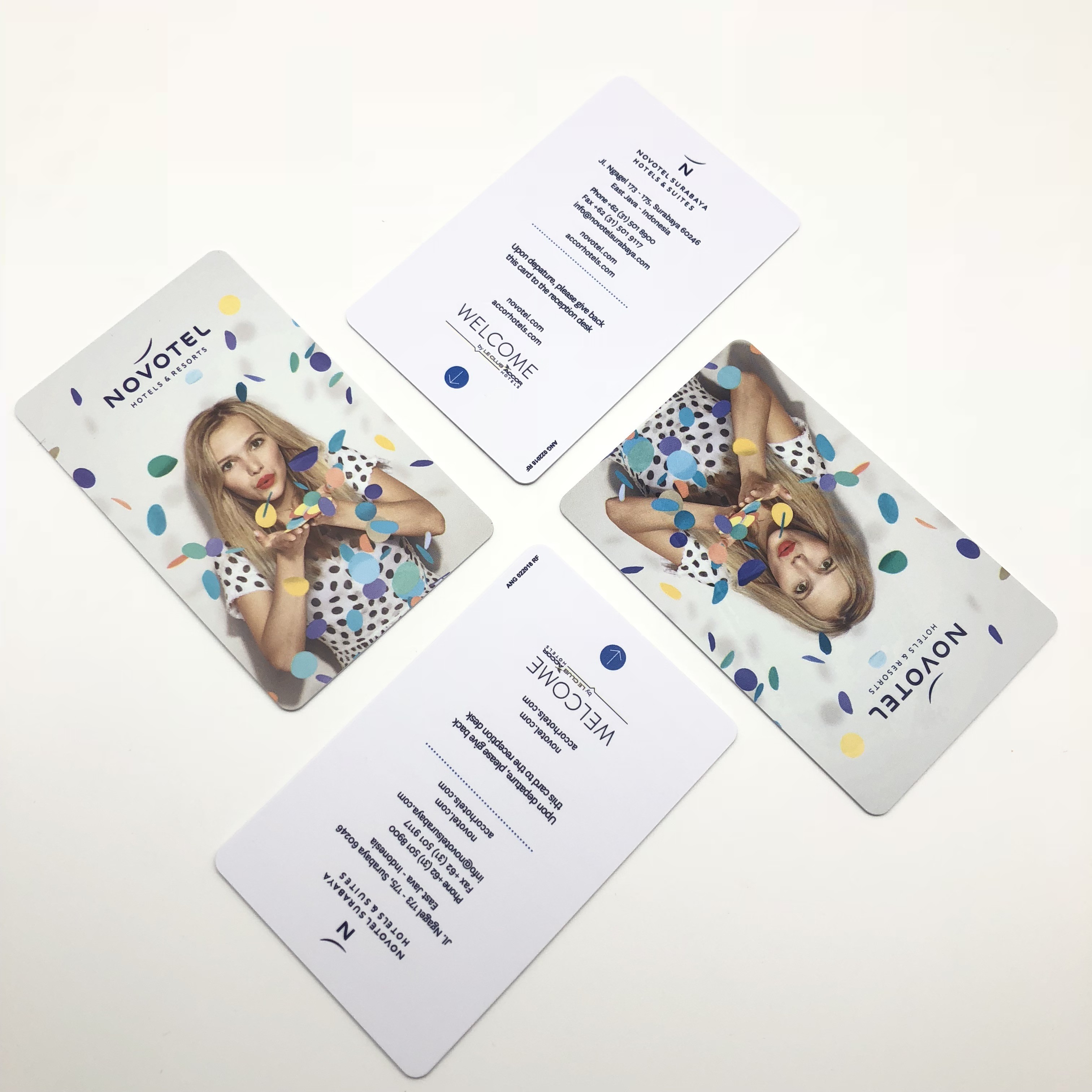 Carte-clé d'hôtel RFID Hospitality
