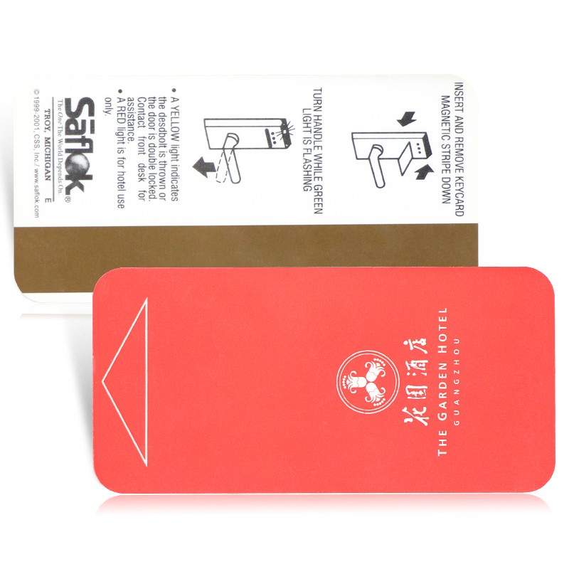Carte-clé de chambre d'hôtel à bande magnétique HICO