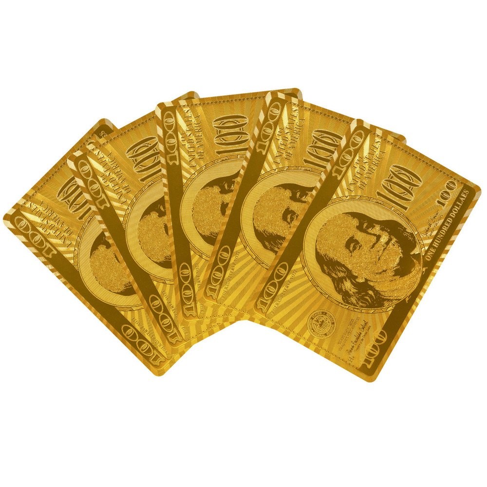 Cartes de visite haut de gamme en feuille d'or