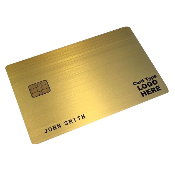 Carte VIP en métal brossé