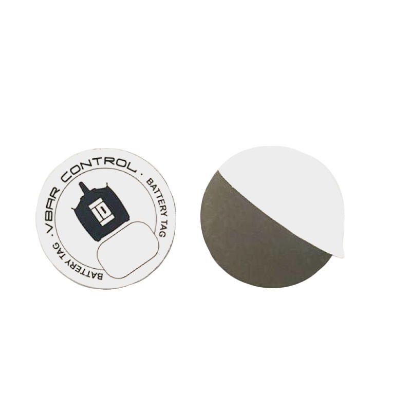 Étiquette adhésive HF anti-métal NFC en PVC rigide pour pièce de monnaie