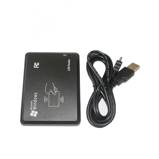 Lecteur de cartes d'identité intelligentes LF RFID avec interface USB/RS232 125 kHz