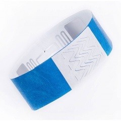 Bracelet Tyvek RFID jetable à impression numérique avec puce UHF