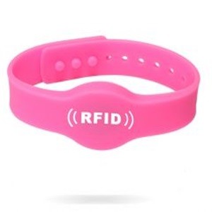 Bracelets en silicone RFID avec impression de logo pour le contrôle d'accès aux événements