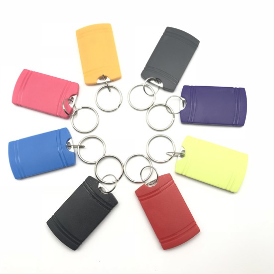Porte-clés RFID ABS 13,56 MHz étanche et coloré pour serrure