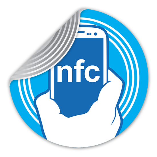 Étiquette autocollante NFC passive jetable 13,56 MHz