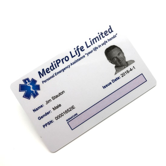 Carte d'identité photo d'étudiant en plastique avec impression personnalisée à 125 kHz