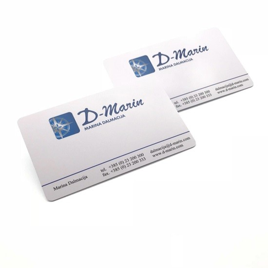 Carte d'identité vierge réinscriptible en PVC imprimable Carte visuelle thermique