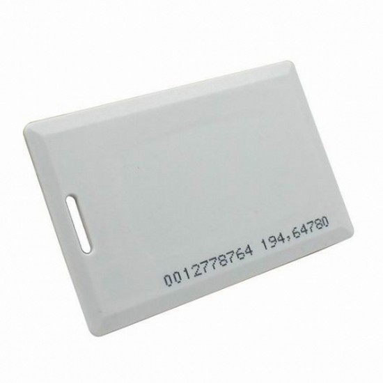 Carte d'identité à clapet épaisse à puce RFID T5577 125 kHz pour contrôle d'accès