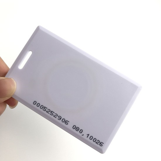 Carte RFID à clapet LF 125 kHz en matériau ABS coloré