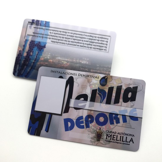 Cartes PVC sans contact RFID 125 kHz à puce TK4100