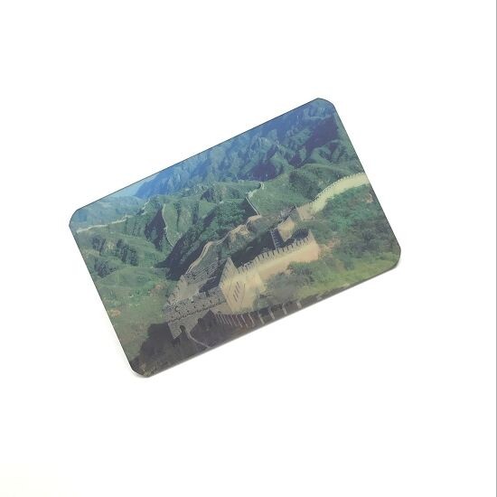 Carte de membre à effets spéciaux lenticulaires 3D