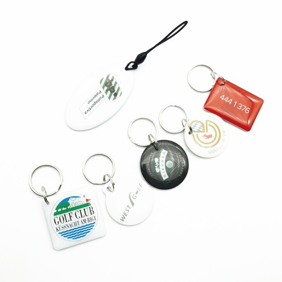 Porte-clés époxy réutilisable LF HF UHF RFID
