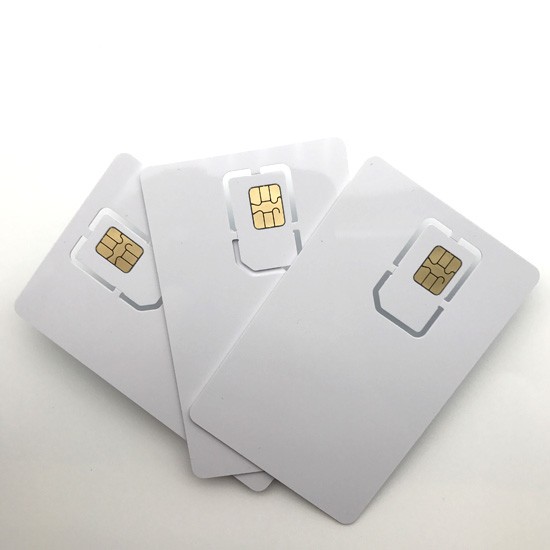 Carte SIM vierge en plastique inscriptible et lisible