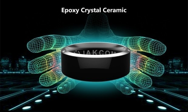 Le nouveau type de bague intelligente - Pas besoin de charger : les puces NFC intégrées peuvent être utilisées en remplacement de la carte de contrôle d'accès