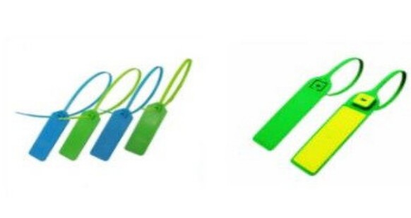 Étiquettes RFID 13,56 MHz avec câble en plastique et attaches en nylon